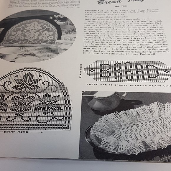 Vintage 1940s CANADIAN SPOOL COTTON COMPANY Ideas for Home Decoration Book 396 - Picture 9 of 16